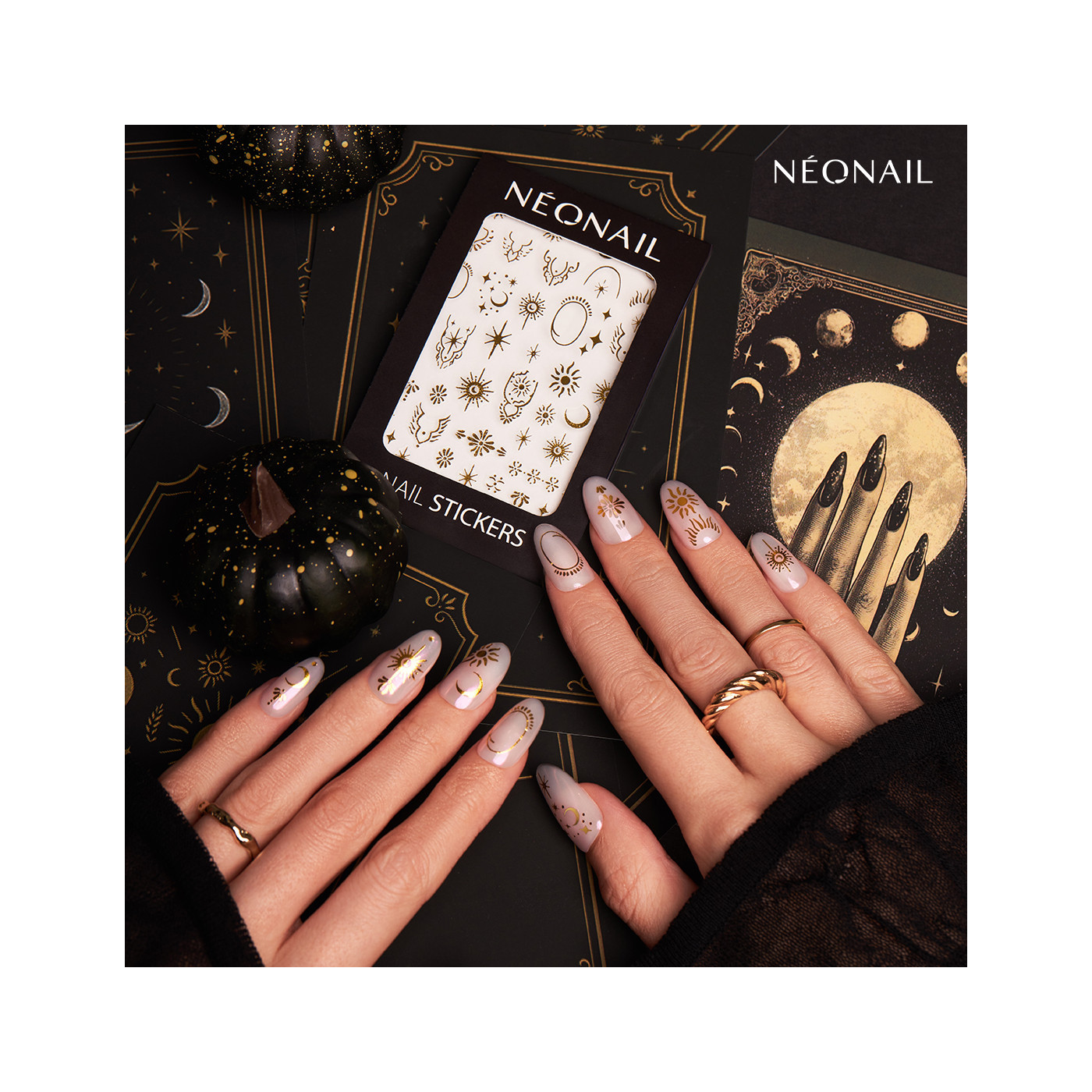 Nail Stickers 06: Astro Gold
